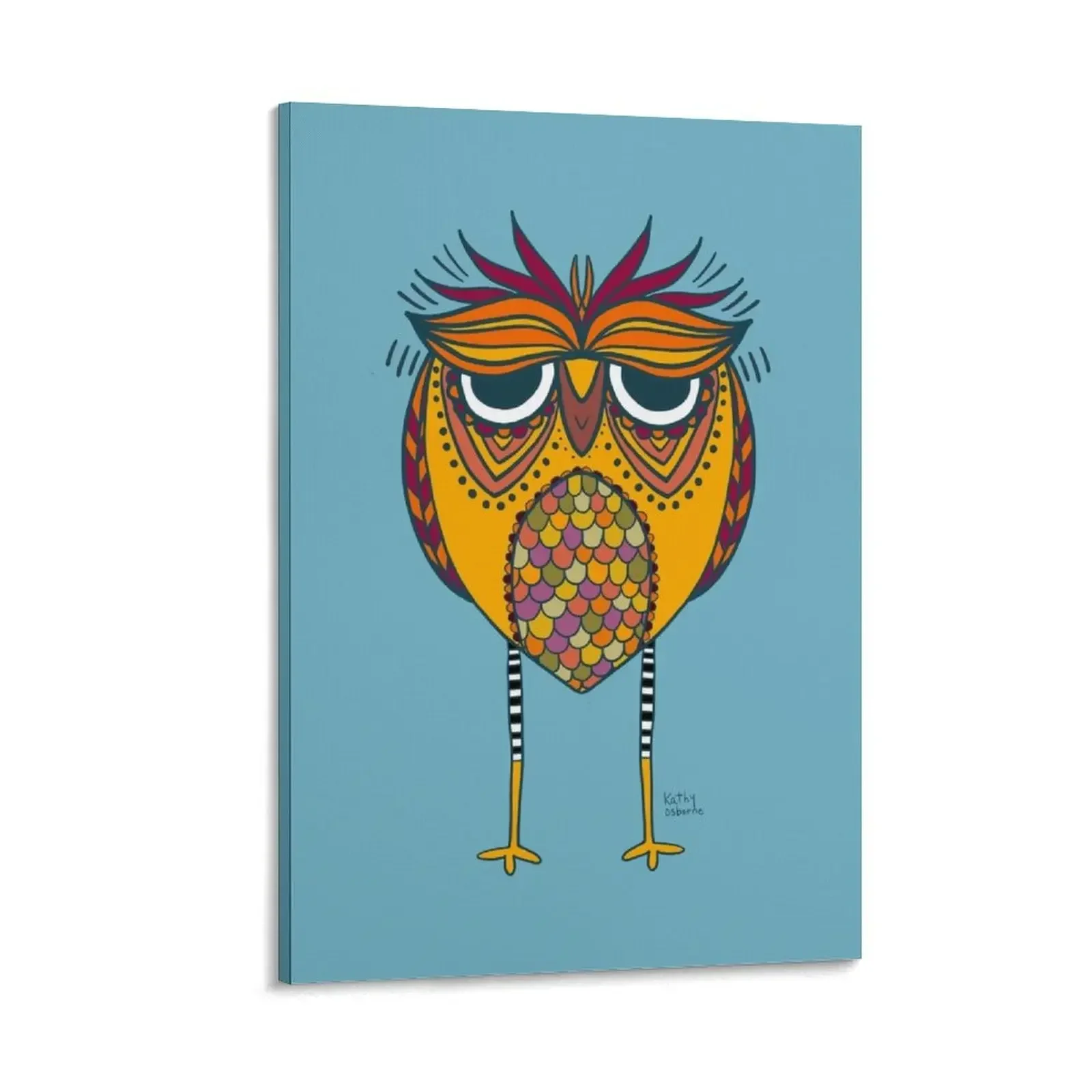 Cute and quirky owl illustration - whimsical unique gift Canvas Painting Wall posters Paintings for bedroom
Cute and quirky owl illustration - whimsical unique gift Canvas Painting Wall posters Paintings for bedroom