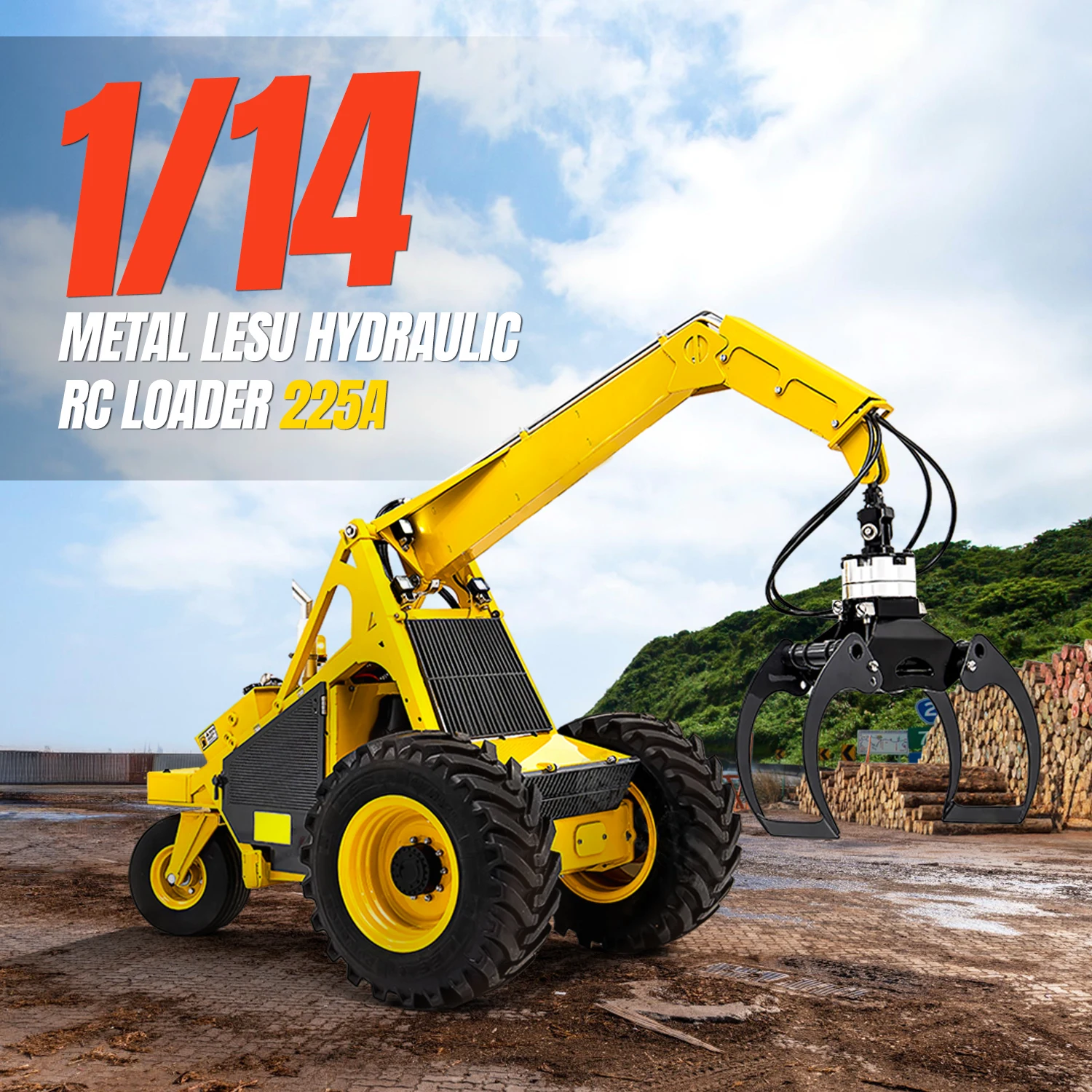 Игрушки Новый LESU 1/14 RC гидравлический регистратор AOUE 225A Кривошипная стрела 3-колесное оборудование для лесозаготовок по дереву Радиоуправление Автомобиль для хобби
Игрушки Новый LESU 1/14 RC гидравлический регистратор AOUE 225A Кривошипная стрела 3-колесное оборудование для лесозаготовок по дереву Радиоуправление Автомобиль для хобби