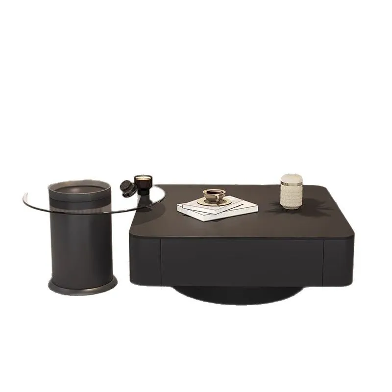 #Light Luxury Black High-End Glass Tea Table Square Rock Plate Wooden Combination Coffee Table for Modern Simple Living Room for
#Light Luxury Black High-End Glass Tea Table Square Rock Plate Wooden Combination Coffee Table for Modern Simple Living Room for