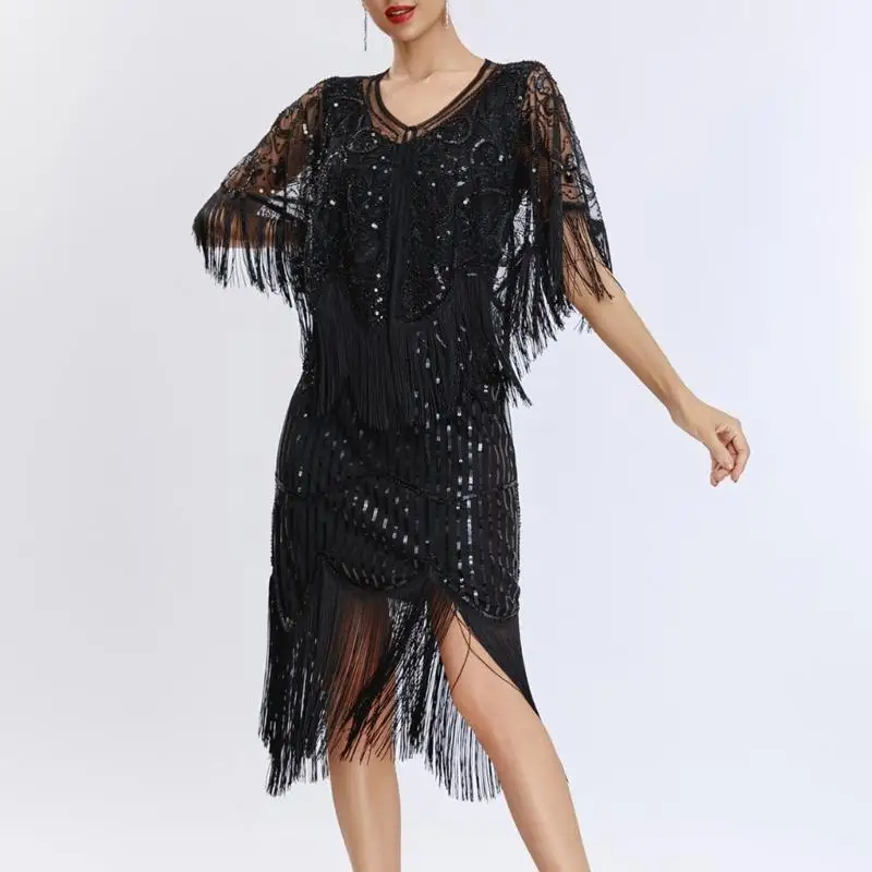 39BB Roaring Twenties Themed Glitter Capelet Shawl Perfect For Dance Parties Wedding
39BB Roaring Twenties Themed Glitter Capelet Shawl Perfect For Dance Parties Wedding