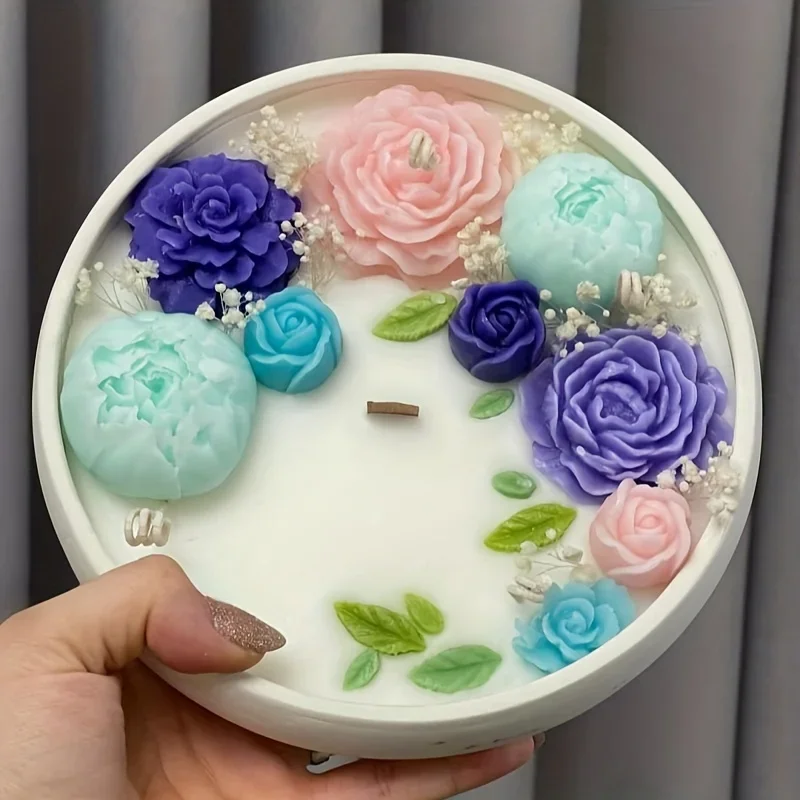 1pc Large Round Silicone Candle Holder Mold for DIY Aromatherapy Container Epoxy Resin and Wax Bowl Molds Molde vela cascanueces
1pc Large Round Silicone Candle Holder Mold for DIY Aromatherapy Container Epoxy Resin and Wax Bowl Molds Molde vela cascanueces