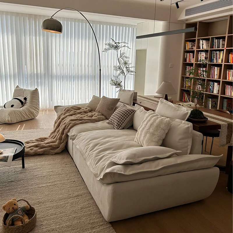 Modern Luxury Living Room Sofa Nordic Minimalist Soft Comfortable Living Room Sofa Bedroom Couch Divani Da Soggiorno Furnitures 
Modern Luxury Living Room Sofa Nordic Minimalist Soft Comfortable Living Room Sofa Bedroom Couch Divani Da Soggiorno Furnitures