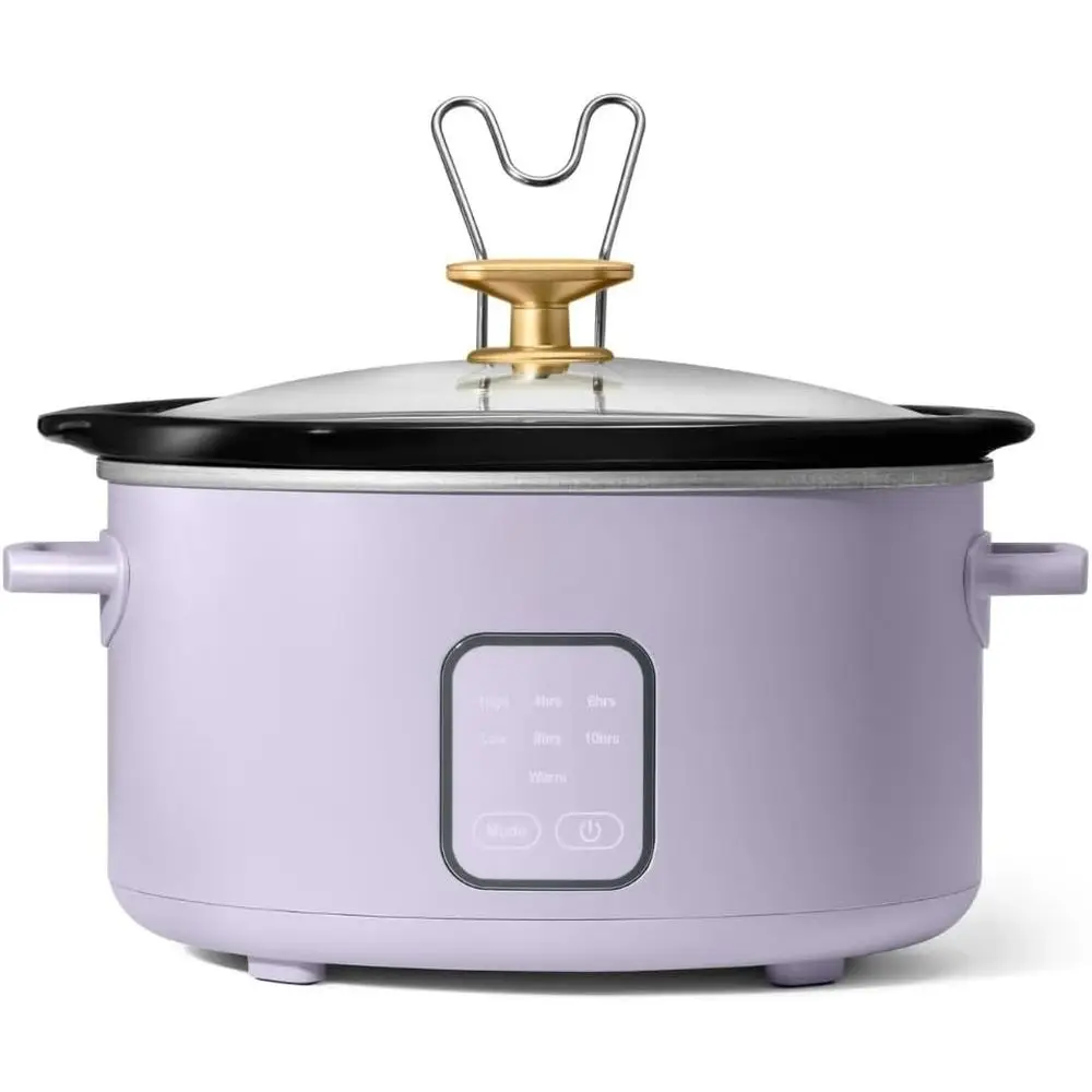 Wonderul 4-Qt Progmable Slow Cooker by -5 Preset Cooking unctions, Digital Countdown Timer, Dishwasher-Sae Parts and Cool-Touch
Wonderul 4-Qt Progmable Slow Cooker by -5 Preset Cooking unctions, Digital Countdown Timer, Dishwasher-Sae Parts and Cool-Touch
