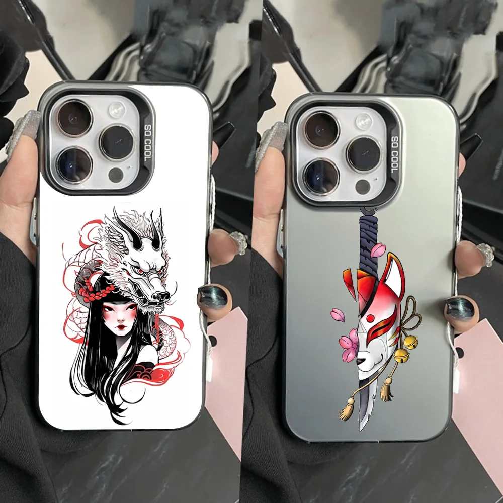 Japanese Samurai Geisha Phone Case For iPhone 16,15,14,13,12,11,Pro,Max,Plus,Mini,XS Anti Fall Black Matte Hard Bumper
Japanese Samurai Geisha Phone Case For iPhone 16,15,14,13,12,11,Pro,Max,Plus,Mini,XS Anti Fall Black Matte Hard Bumper