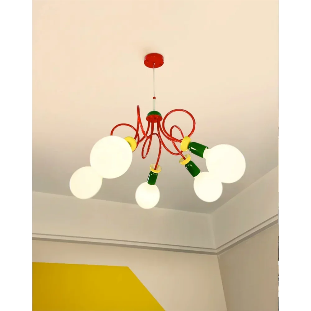 Memphis Color Bedroom Fun Chandelier Lights Simple Modern Kids Room Study Designer Personality Living Room Lamparas De Techo
Memphis Color Bedroom Fun Chandelier Lights Simple Modern Kids Room Study Designer Personality Living Room Lamparas De Techo