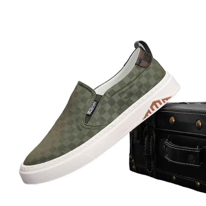 New Spring Men's Shoes Chinese Style Breathable Plaid Shoes No-Lace Men's Low-Top Casual Canvas Shoes
New Spring Men's Shoes Chinese Style Breathable Plaid Shoes No-Lace Men's Low-Top Casual Canvas Shoes