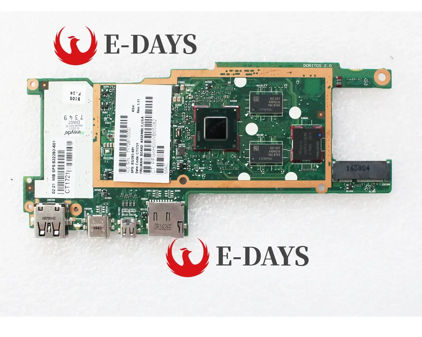Для HP TPN-I123 X2 210 g1 павильон x2-10-n107nl материнская плата 6050A 2763001 832393 -601 835411 -001 x5 Z8300 Материнская плата для ноутбука
Для HP TPN-I123 X2 210 g1 павильон x2-10-n107nl материнская плата 6050A 2763001 832393 -601 835411 -001 x5 Z8300 Материнская плата для ноутбука