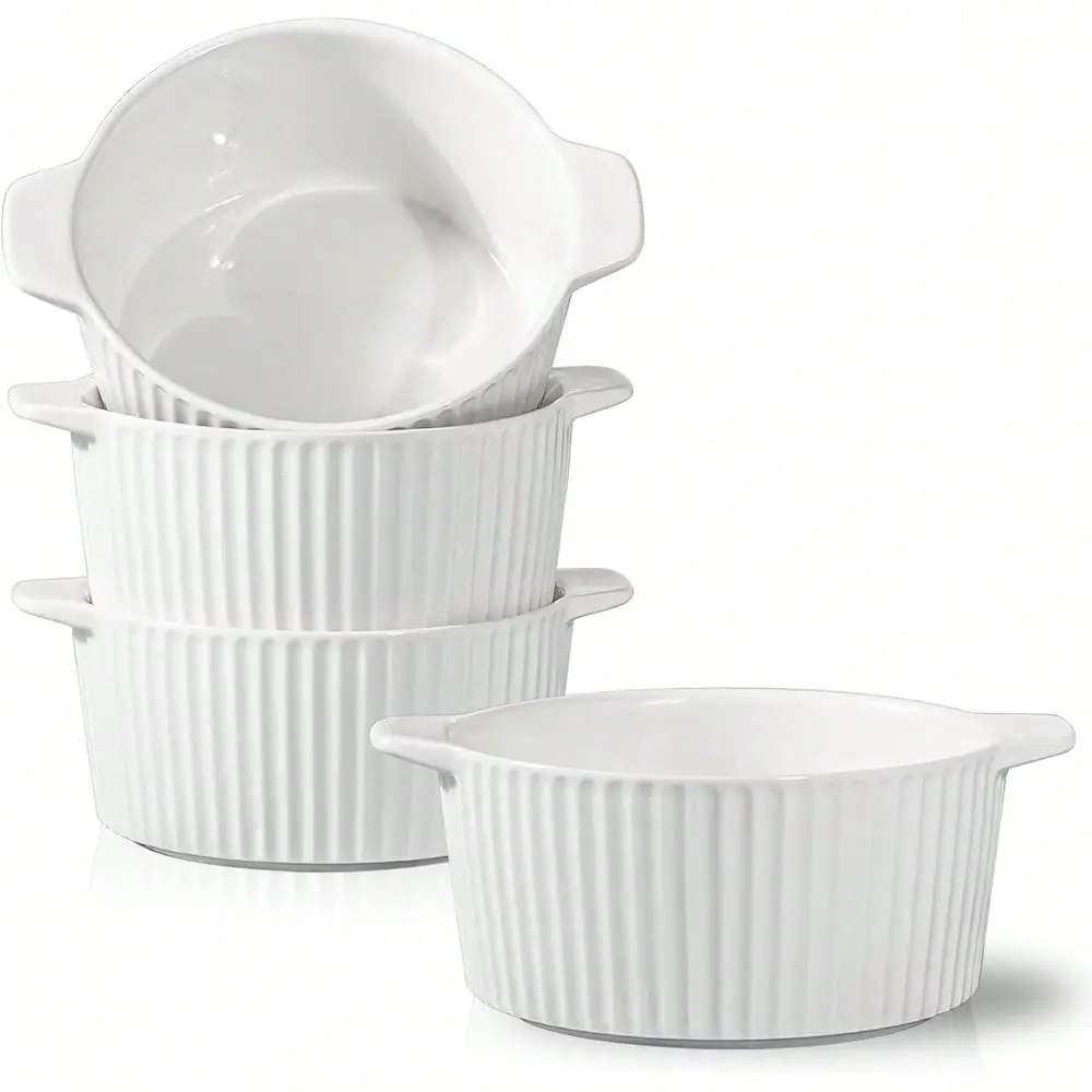 Rekins With Handles, 28 Oz Ov Soup Bowls Set, 4 Pa Frch On Soup Indivi Chi Pot Pie Baking Dishes, Lar Small Casserole Pans For
Rekins With Handles, 28 Oz Ov Soup Bowls Set, 4 Pa Frch On Soup Indivi Chi Pot Pie Baking Dishes, Lar Small Casserole Pans For