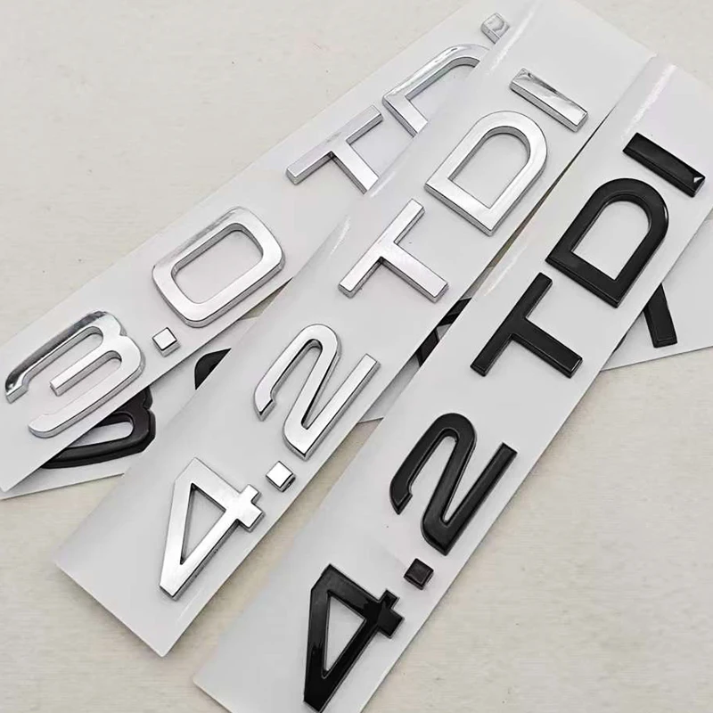 3D ABS Car Letters Logo 3.0TDI 4.2TDI Trunk Badge Sticker Emblem For Audi A4 S4 RS4 A5 S5 RS5 A6 S6 RS6 A7 S7 RS7 Q7 Q8 SQ7 SQ8
3D ABS Car Letters Logo 3.0TDI 4.2TDI Trunk Badge Sticker Emblem For Audi A4 S4 RS4 A5 S5 RS5 A6 S6 RS6 A7 S7 RS7 Q7 Q8 SQ7 SQ8