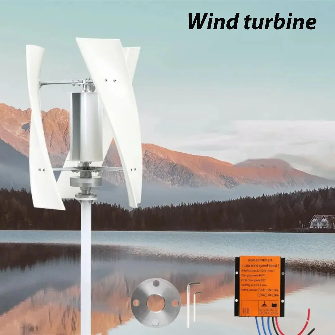 3KW 5KW Vertical Wind Turbine Generator 12V 24V 48V Magnetic Dynamo Free Energy Strong Power Ac 220v Inverter Output For Home
3KW 5KW Vertical Wind Turbine Generator 12V 24V 48V Magnetic Dynamo Free Energy Strong Power Ac 220v Inverter Output For Home