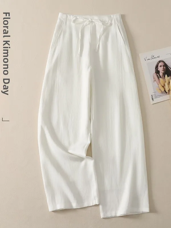 High Waist Wide Leg Pants Women's Summer Casual Linen Pants Belted Drapey Slimming Straight Long Trousers Versatile Old Money...
High Waist Wide Leg Pants Women's Summer Casual Linen Pants Belted Drapey Slimming Straight Long Trousers Versatile Old Money...