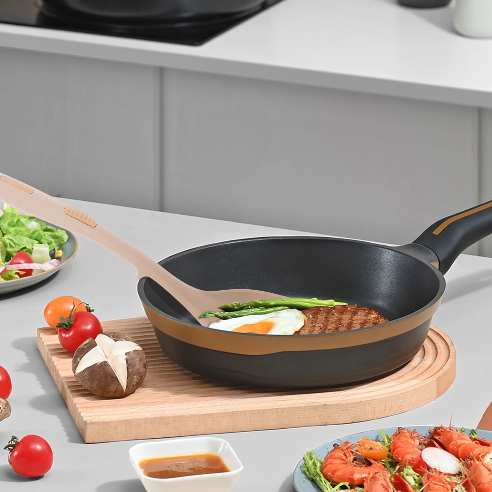 Silicone Serving Tools Cooking Fish Spatula Utensils Fry Spoon Reusable Wok Long H Easy Cleaning Spatula Gifts
Silicone Serving Tools Cooking Fish Spatula Utensils Fry Spoon Reusable Wok Long H Easy Cleaning Spatula Gifts
