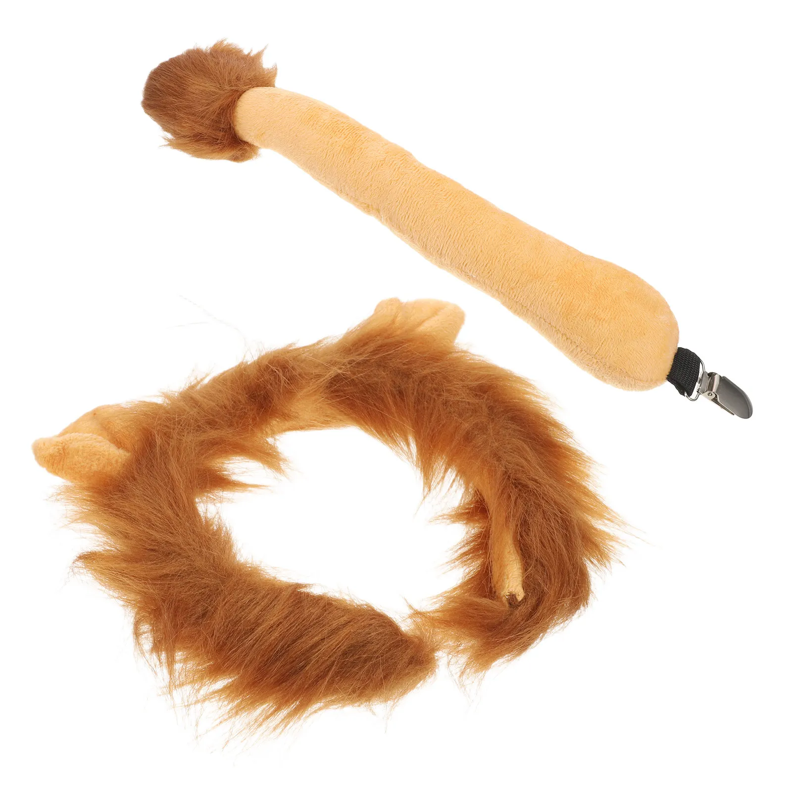 1Set Lion Ear Headband Tail Prop Animal Cosplay Accessories Comfortable Lightweight Party Performance Costume Supplies Photo
1Set Lion Ear Headband Tail Prop Animal Cosplay Accessories Comfortable Lightweight Party Performance Costume Supplies Photo