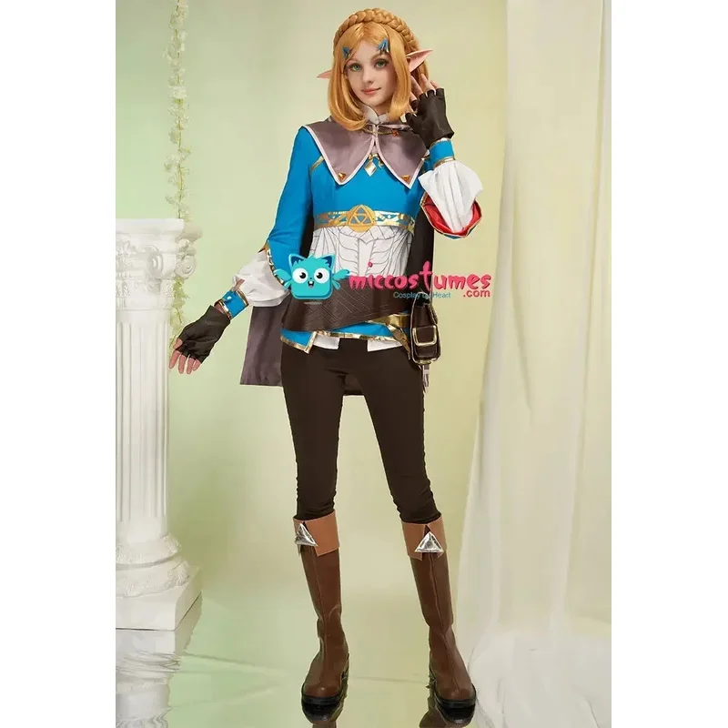 Miccostumes Women Princess Link Cosplay Costume Coat Shirt with Pants and Cloak
Miccostumes Women Princess Link Cosplay Costume Coat Shirt with Pants and Cloak