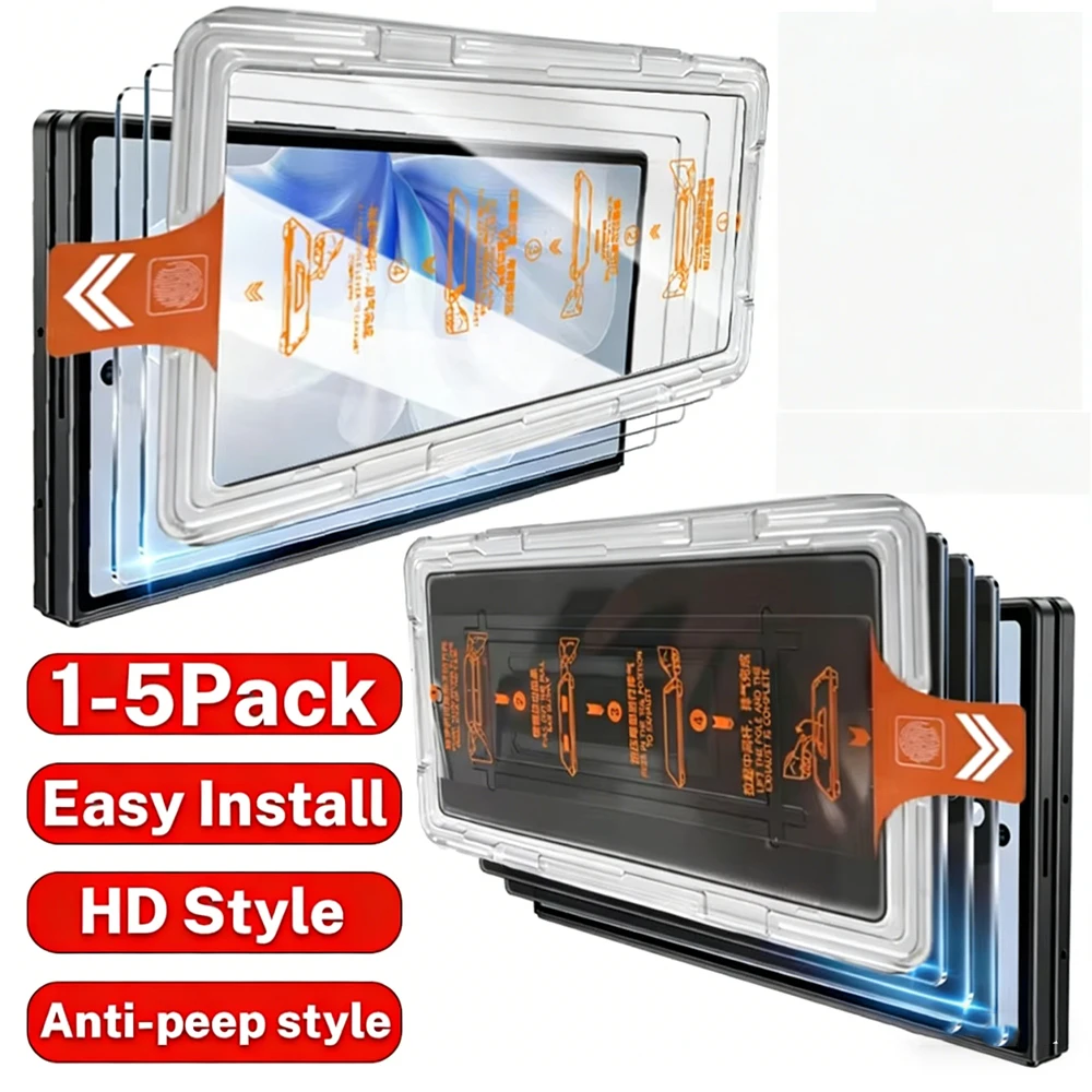 5/1Pcs Optional HD And Privacy Screen Protectors For Samsung S26 Ultra S26 Edge S26 Tempered Glass Free Installation Dust-proof
5/1Pcs Optional HD And Privacy Screen Protectors For Samsung S26 Ultra S26 Edge S26 Tempered Glass Free Installation Dust-proof