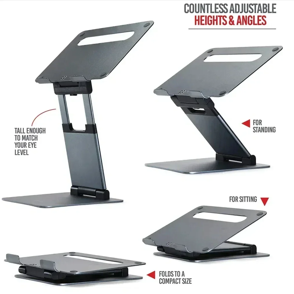 Laptop Stand For Desk, Height Adjustable , Computer Stand For Laptop, Portable Laptop Stands
Laptop Stand For Desk, Height Adjustable , Computer Stand For Laptop, Portable Laptop Stands