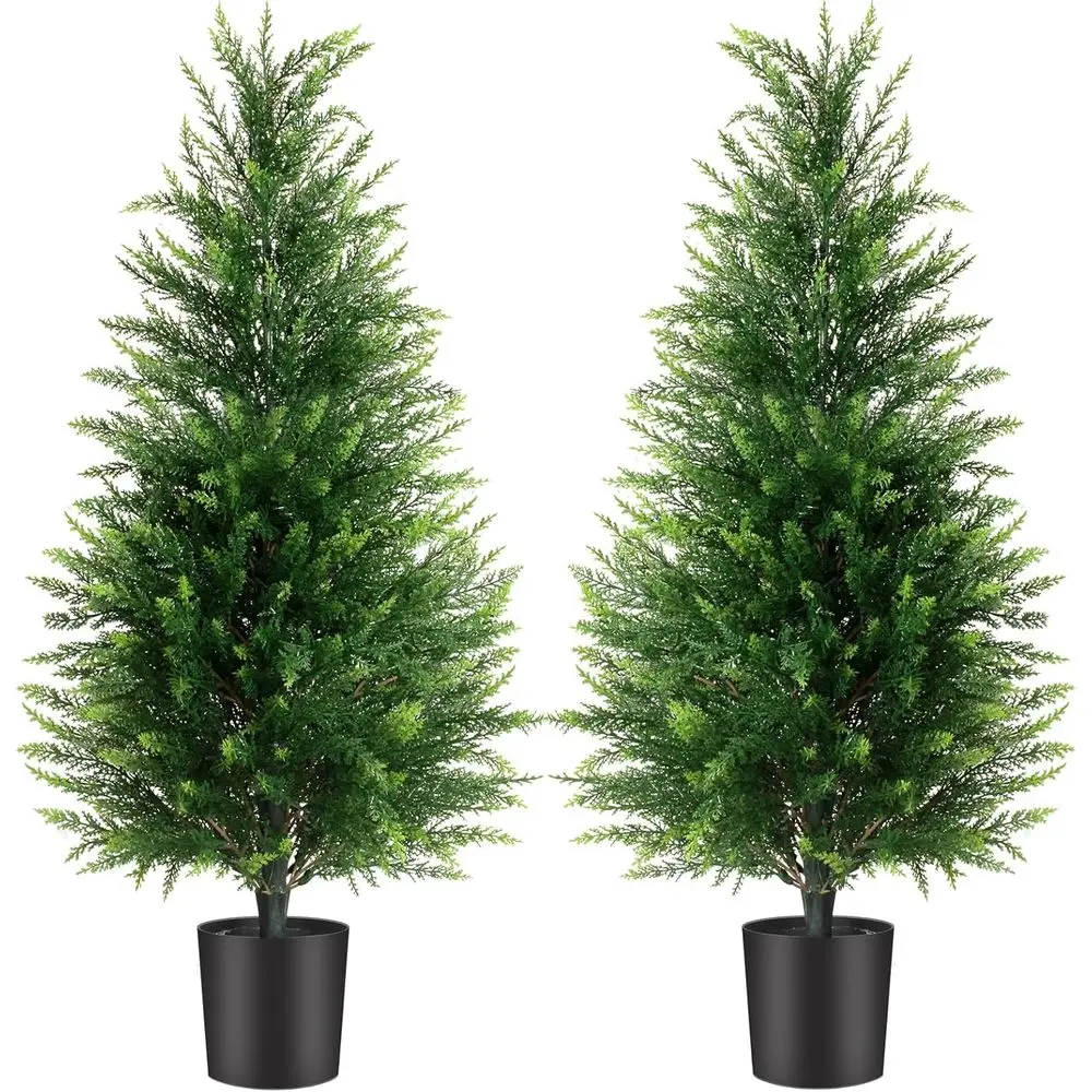 UV Protected Outdoor Evergreen Topiary Potted Plants, Artificial Cypress Shrubs for Patio, Garden, Home Office Decor
UV Protected Outdoor Evergreen Topiary Potted Plants, Artificial Cypress Shrubs for Patio, Garden, Home Office Decor