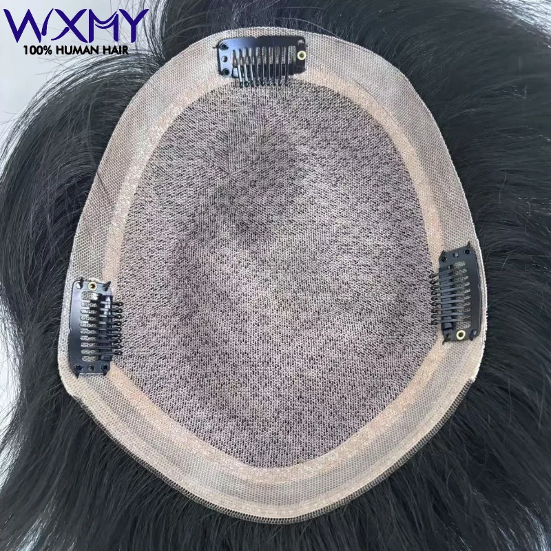 Silk Base With clip Men's Wig Male Hair Prosthesis Breathable100% Human Hair For Men System Natural Hair Piece Toupee Men Wig
Silk Base With clip Men's Wig Male Hair Prosthesis Breathable100% Human Hair For Men System Natural Hair Piece Toupee Men Wig