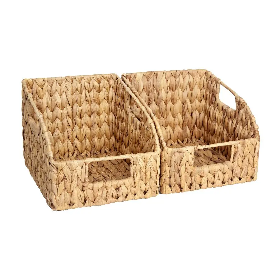 Pantry Baskets for Organizing, Wicker Basket with Builtin Handles, Handwoven Wicker Storage Baskets, Water Hyacinth for Shelves,
Pantry Baskets for Organizing, Wicker Basket with Builtin Handles, Handwoven Wicker Storage Baskets, Water Hyacinth for Shelves,