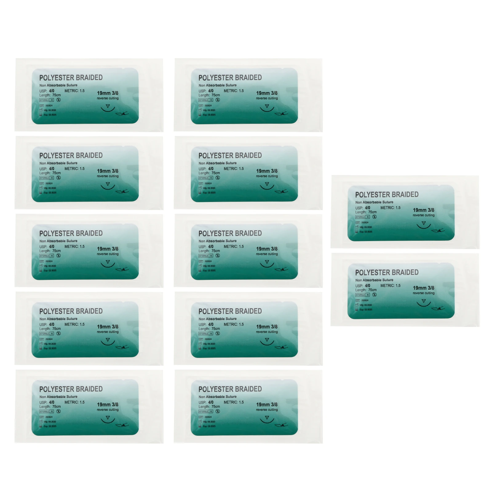 12 Pcs Suture Needle Thread Bag Practice Equipment Monofilament Kit Travel Friendly Compact Size Handy Packets
12 Pcs Suture Needle Thread Bag Practice Equipment Monofilament Kit Travel Friendly Compact Size Handy Packets
