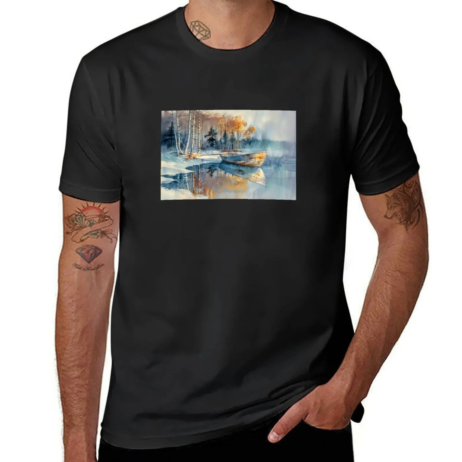 Winter on the lake T-Shirt animal prinfor boys customs oversized t shirts for men
Winter on the lake T-Shirt animal prinfor boys customs oversized t shirts for men