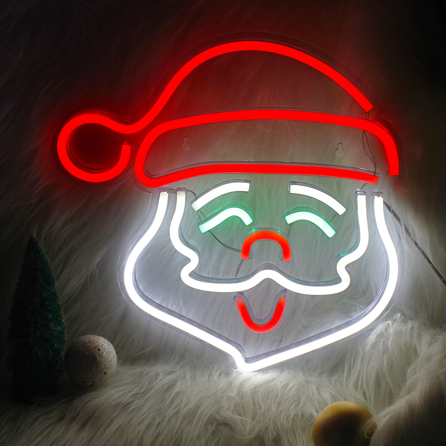 Santa Claus Neon Sign Led Lights Christmas Room Decoration Home Party Bedroom Bar USB Powered Wall Light Up Sign Dimmable Lamp
Santa Claus Neon Sign Led Lights Christmas Room Decoration Home Party Bedroom Bar USB Powered Wall Light Up Sign Dimmable Lamp
