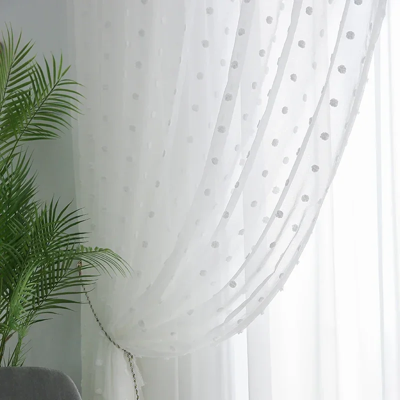 Snowflake White Tulle Curtains For Living Room Bedroom 3D Plush Point Tulle Curtain For Window Custom Panel For Kitchen Drapes
Snowflake White Tulle Curtains For Living Room Bedroom 3D Plush Point Tulle Curtain For Window Custom Panel For Kitchen Drapes