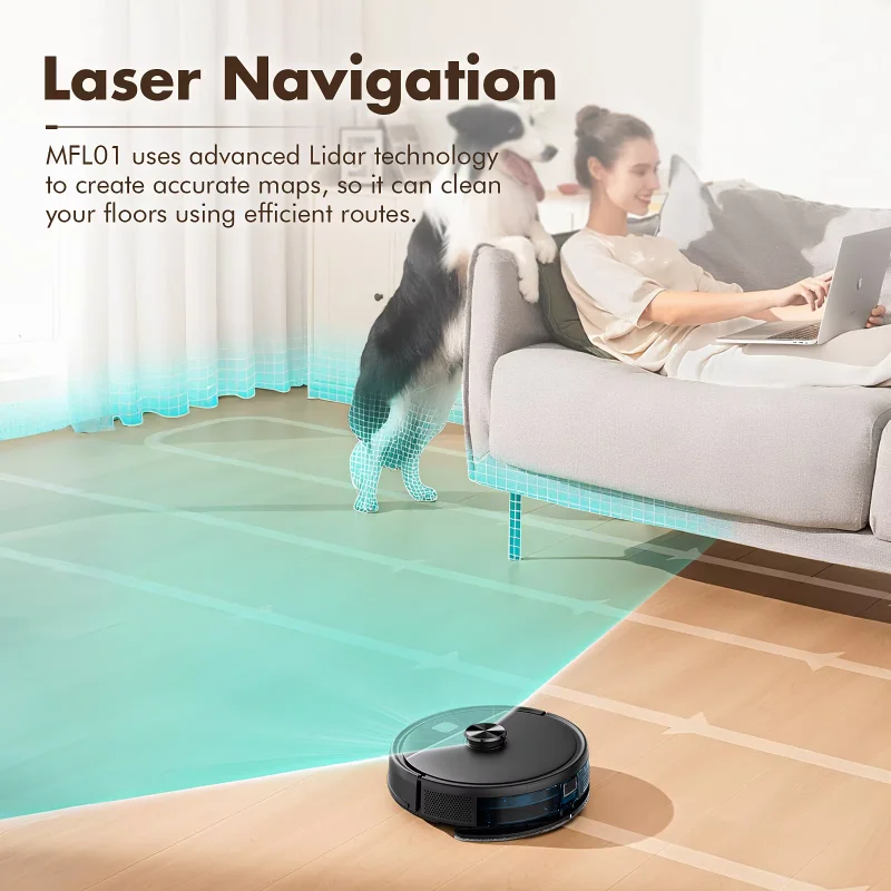Home Vacuum Cleaner Robot Mop Dry and Wet Robot Suction Cleaning and Mopping with Water Tank Smart Robot Vacuum Cleaner
Home Vacuum Cleaner Robot Mop Dry and Wet Robot Suction Cleaning and Mopping with Water Tank Smart Robot Vacuum Cleaner