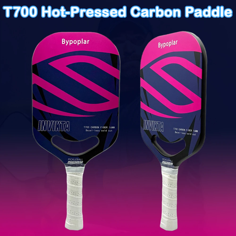 Pro T700 Carbon Paddle с горячим прессованием | Цельная ракетка для пиклбола класса для мероприятий с сертификацией турнира
Pro T700 Carbon Paddle с горячим прессованием | Цельная ракетка для пиклбола класса для мероприятий с сертификацией турнира 