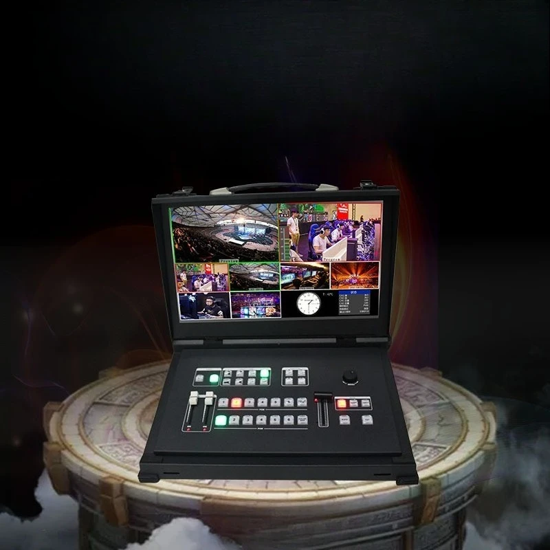 15.6-Inch multi-camera mobile 4-channel SDI 2-channel HDMI six-channel director switching station
15.6-Inch multi-camera mobile 4-channel SDI 2-channel HDMI six-channel director switching station