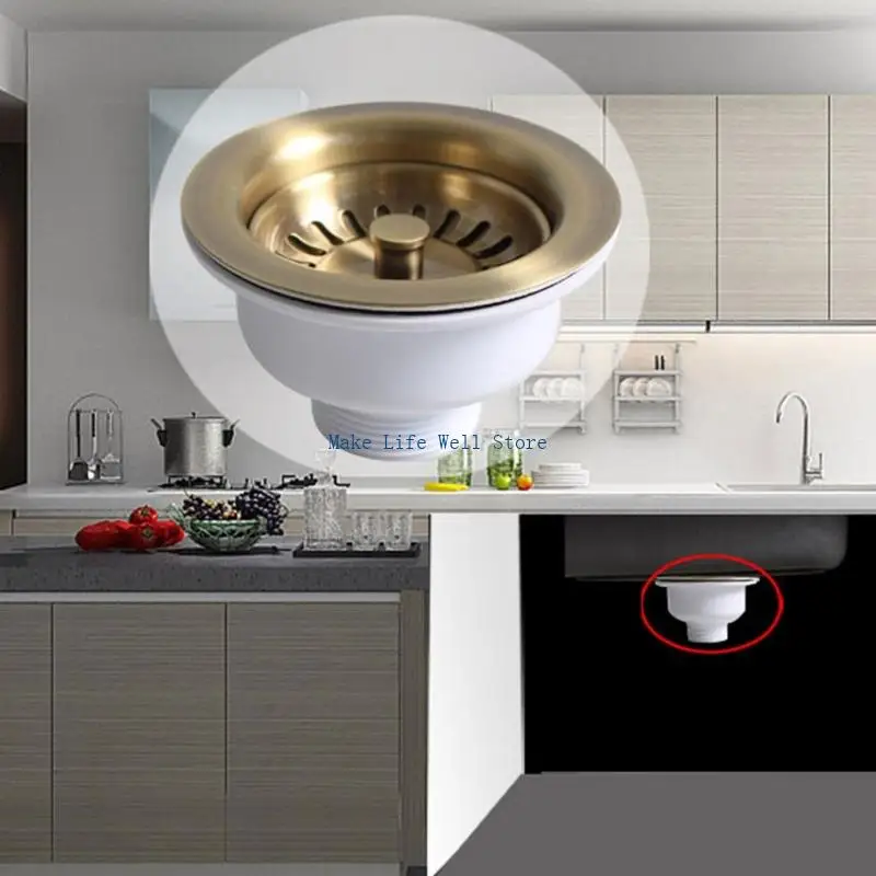 Modern European Sink Drain Steel Oxidation Resistance Drain Covers Simple Setups
Modern European Sink Drain Steel Oxidation Resistance Drain Covers Simple Setups
