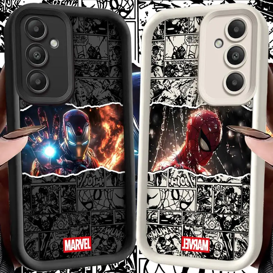 Phone Case for Samsung Galaxy S22 S25+ S23 FE S21 S20FE S24Ultra S25 Ultra S24 Plus Soft Shell Marvel Iron Man Spider-man
Phone Case for Samsung Galaxy S22 S25+ S23 FE S21 S20FE S24Ultra S25 Ultra S24 Plus Soft Shell Marvel Iron Man Spider-man
