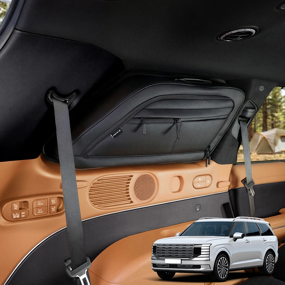 For Hyundai Palisade LX3 2026 Leather Car Trunk Side Window C-Pillar Storage Bag Black Interior Accessories LHD
For Hyundai Palisade LX3 2026 Leather Car Trunk Side Window C-Pillar Storage Bag Black Interior Accessories LHD