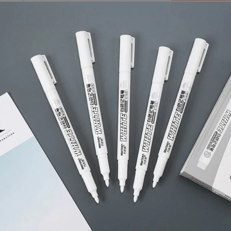1/6pcs White Permanent Paint Pen Fine Head White Marker 1mm Quick-Drying Oil Waterproof Graffiti Pens Tire Fabric Wood Painting
1/6pcs White Permanent Paint Pen Fine Head White Marker 1mm Quick-Drying Oil Waterproof Graffiti Pens Tire Fabric Wood Painting