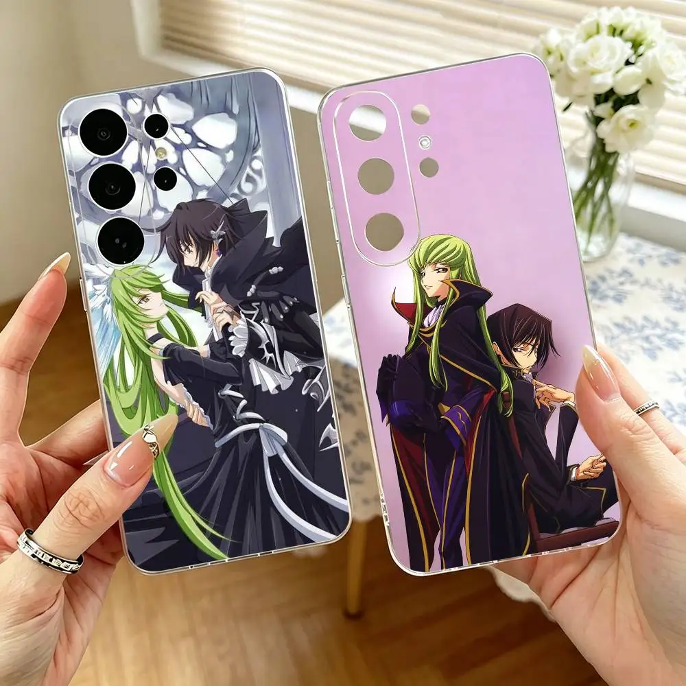 Code Geass Lelouch Lamperouge CC Phone Case For Samsung S25,S24,S21,S22,S23,S30,Ultra,S20,Plus,Fe,Note,10,9,5G Transparent Cover
Code Geass Lelouch Lamperouge CC Phone Case For Samsung S25,S24,S21,S22,S23,S30,Ultra,S20,Plus,Fe,Note,10,9,5G Transparent Cover