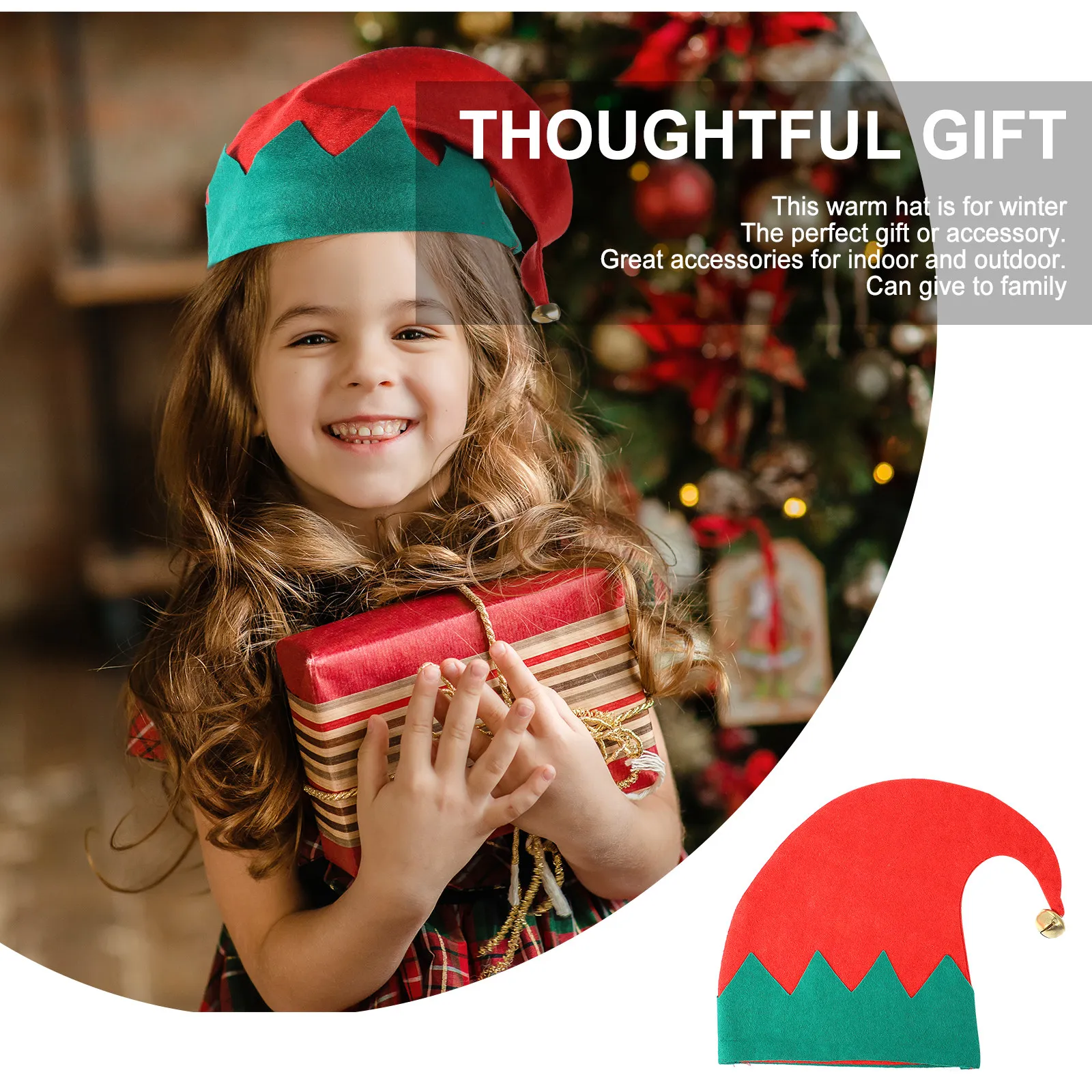 1Pcs Gold Thread Elf Hat Christmas Party Costume Accessory for Kids Holiday Stage Decoration Wearable Festive Prop
1Pcs Gold Thread Elf Hat Christmas Party Costume Accessory for Kids Holiday Stage Decoration Wearable Festive Prop