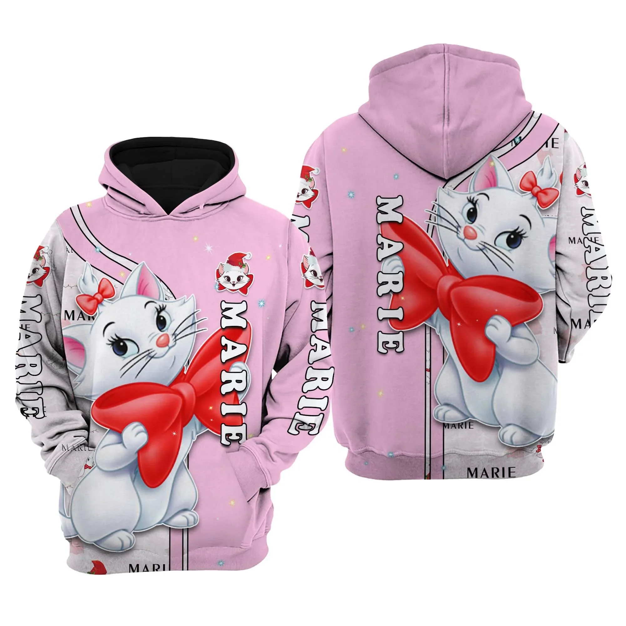 2024 Disney Pink Mary Cat Hoodie Disney 3D Hoodie Y2K Fashion Sweatshirt Women's Kids Tops Casual Hoodie
2024 Disney Pink Mary Cat Hoodie Disney 3D Hoodie Y2K Fashion Sweatshirt Women's Kids Tops Casual Hoodie