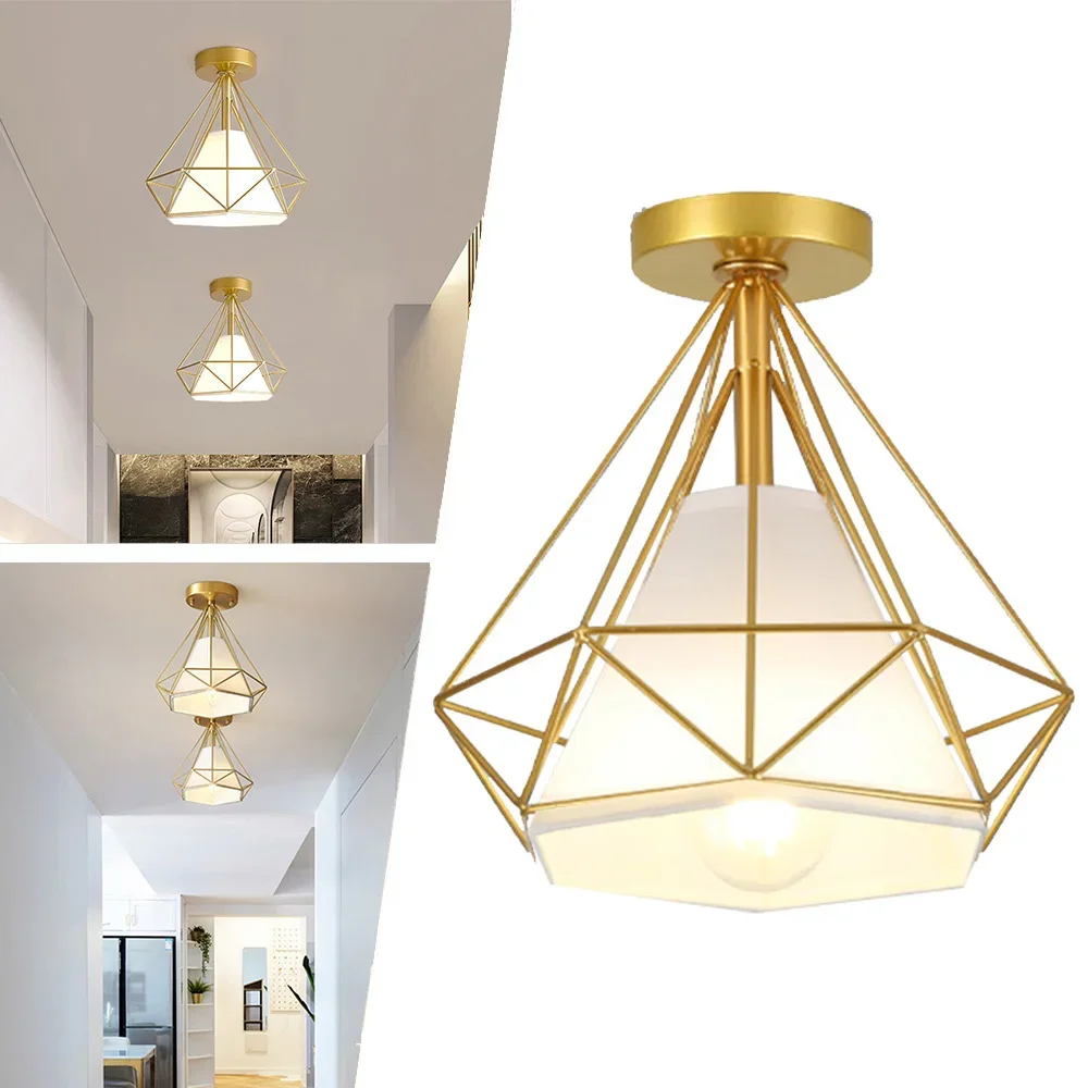 Retro Ceiling Light Loft E26 E27 for Bedroom Indoor Vintage Iron Ceiling Lamp Cozy Decor for Home Corridor Aisle Lampara techo
Retro Ceiling Light Loft E26 E27 for Bedroom Indoor Vintage Iron Ceiling Lamp Cozy Decor for Home Corridor Aisle Lampara techo