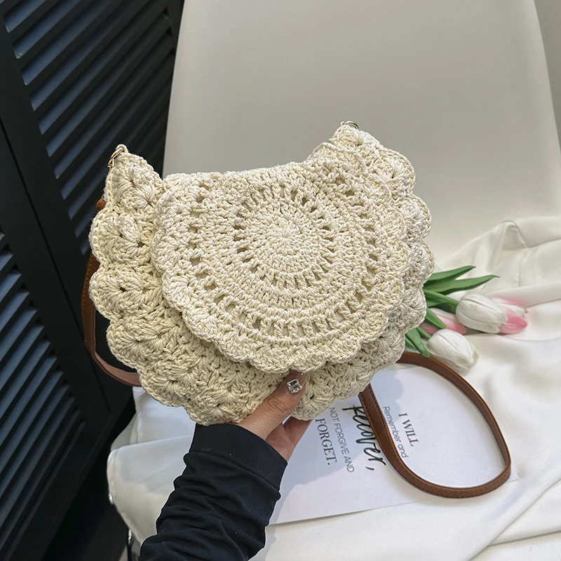 Summer Ins Trendy Woven Bag for Women New Fashion Simple Knitted Crossbody Bags Casual Versatile Beach Handbags Trend
Summer Ins Trendy Woven Bag for Women New Fashion Simple Knitted Crossbody Bags Casual Versatile Beach Handbags Trend