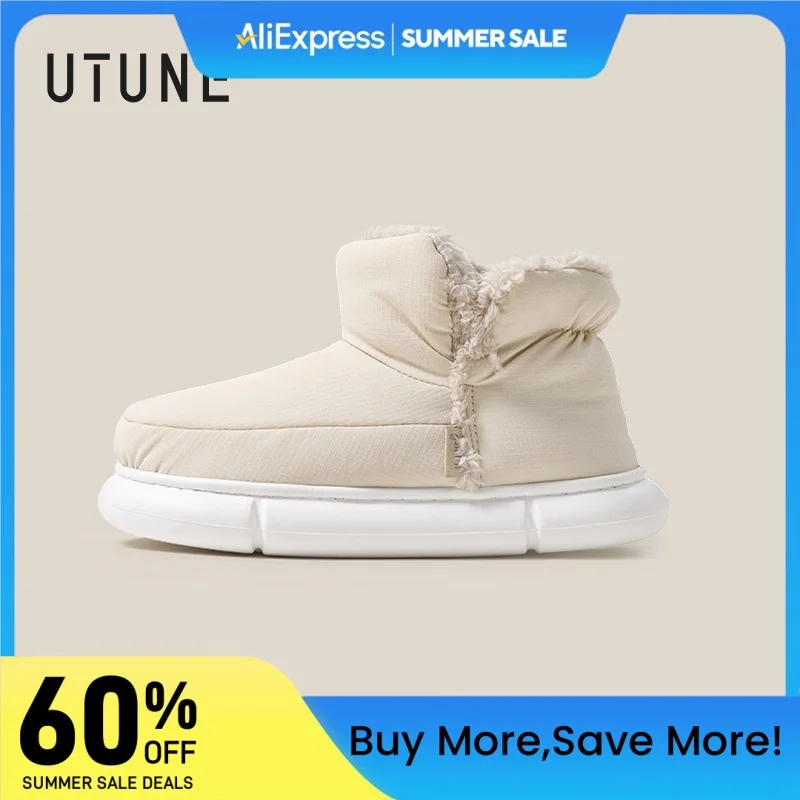 UTUNE Unisex Winter Snow Boots - Waterproof Anti-Slip Platform Ankle Boots with Fur Lining&Thick Insulation for Outdoor Comfort
UTUNE Unisex Winter Snow Boots - Waterproof Anti-Slip Platform Ankle Boots with Fur Lining&Thick Insulation for Outdoor Comfort