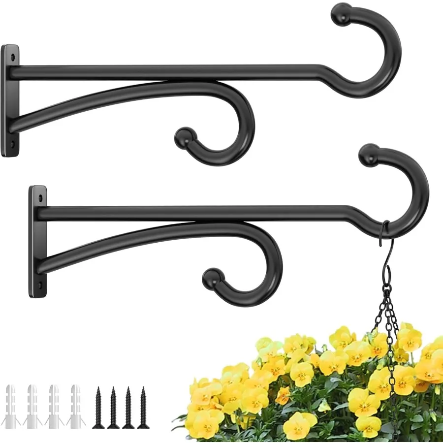 14 Plant Hanger Hook Outdoor Indoor Planter Hooks for Hanging Plants Plant Wall Hooks Brackets for Hanging Plants Baskets Wind
14 Plant Hanger Hook Outdoor Indoor Planter Hooks for Hanging Plants Plant Wall Hooks Brackets for Hanging Plants Baskets Wind