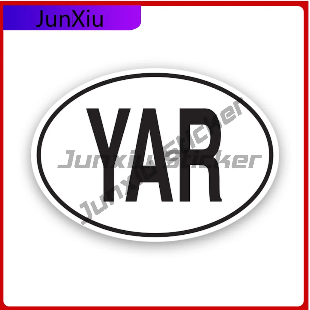 Овальная наклейка с кодом страны Яр-Йемен, водонепроницаемая, стильная, для ноутбука, водонепроницаемая виниловая наклейка для предупреждений об опасности на открытом воздухе, для развлечений на природе
Овальная наклейка с кодом страны Яр-Йемен, водонепроницаемая, стильная, для ноутбука, водонепроницаемая виниловая наклейка для предупреждений об опасности на открытом воздухе, для развлечений на природе