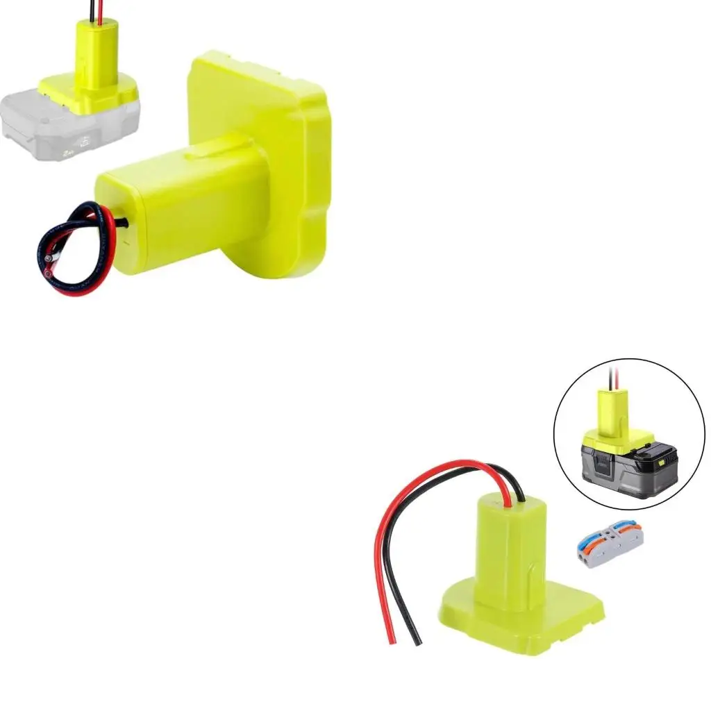 Double Output Adapters ABS Construction with Lock Mechanism & Safety Fuses for 18V Battery Systems Heat Resistant
Double Output Adapters ABS Construction with Lock Mechanism & Safety Fuses for 18V Battery Systems Heat Resistant