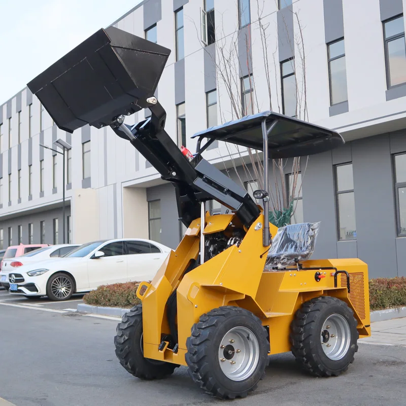 All Terrain Skid Steer Loader with Bucket Forks Grapple, Multi-Purpose Skid Loader for Landscaping Tree Removal
All Terrain Skid Steer Loader with Bucket Forks Grapple, Multi-Purpose Skid Loader for Landscaping Tree Removal