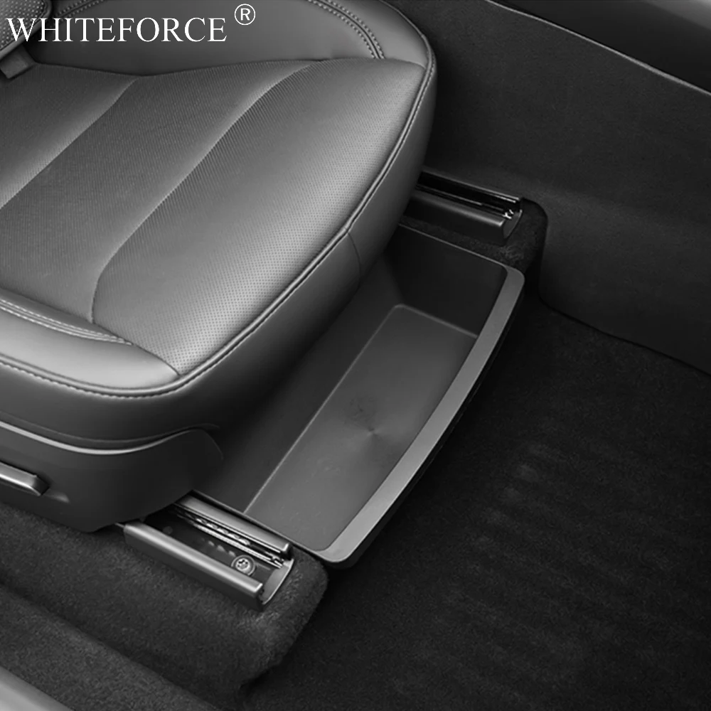 For Tesla Model Y Juniper 2025 Front Row Under Seat Storage Box TPE Under Seat Drawer Type Push Tray Storage Box Car Accessories
For Tesla Model Y Juniper 2025 Front Row Under Seat Storage Box TPE Under Seat Drawer Type Push Tray Storage Box Car Accessories
