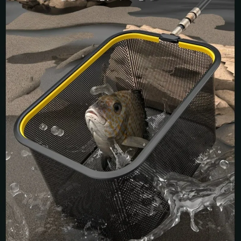 Square Fishing Landing Net Head Compact Storage Design for Convenient Tackle Box Organization Convenient Fishing Tools
Square Fishing Landing Net Head Compact Storage Design for Convenient Tackle Box Organization Convenient Fishing Tools