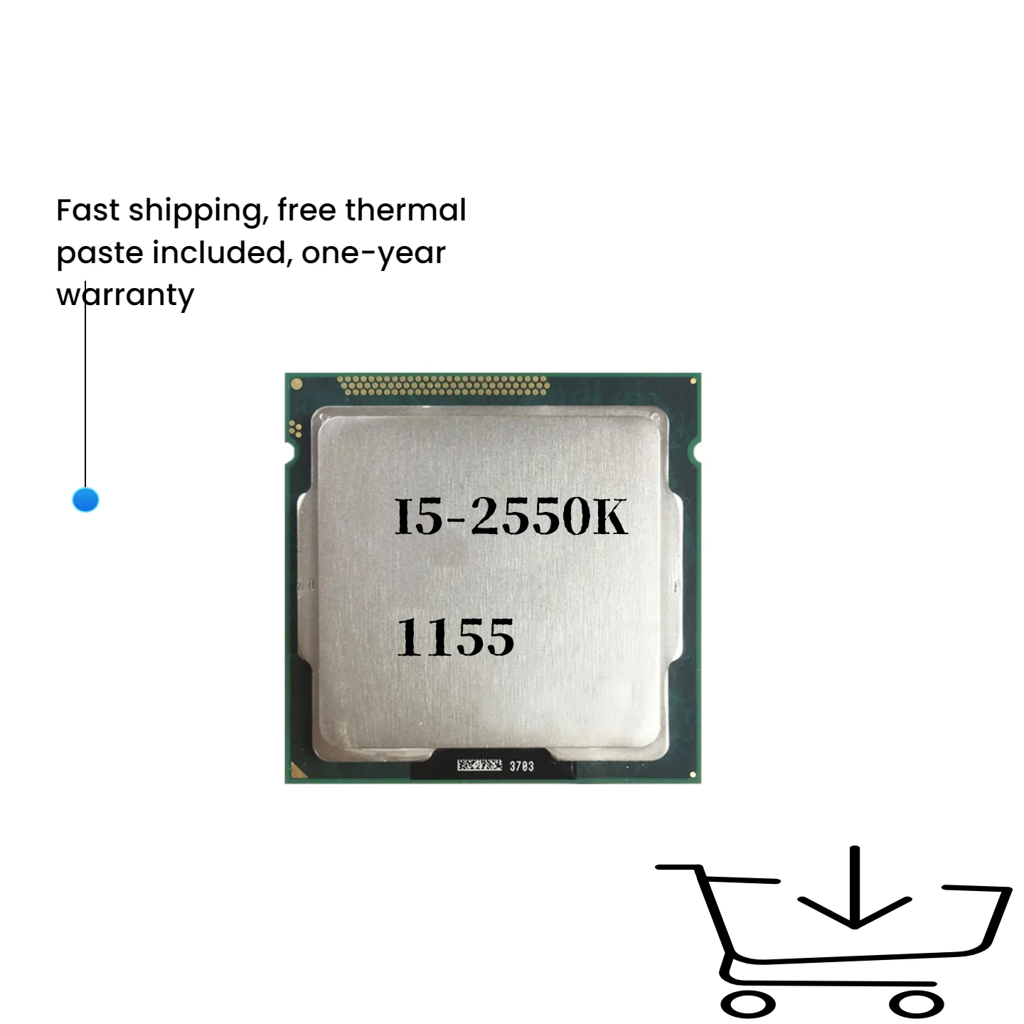 Core I5 2550K Четырехъядерный процессор 3,4 ГГц L3 = 6M, 95 Вт, разъем LGA 1155, настольный компьютер i5-2550K
Core I5 2550K Четырехъядерный процессор 3,4 ГГц L3 = 6M, 95 Вт, разъем LGA 1155, настольный компьютер i5-2550K