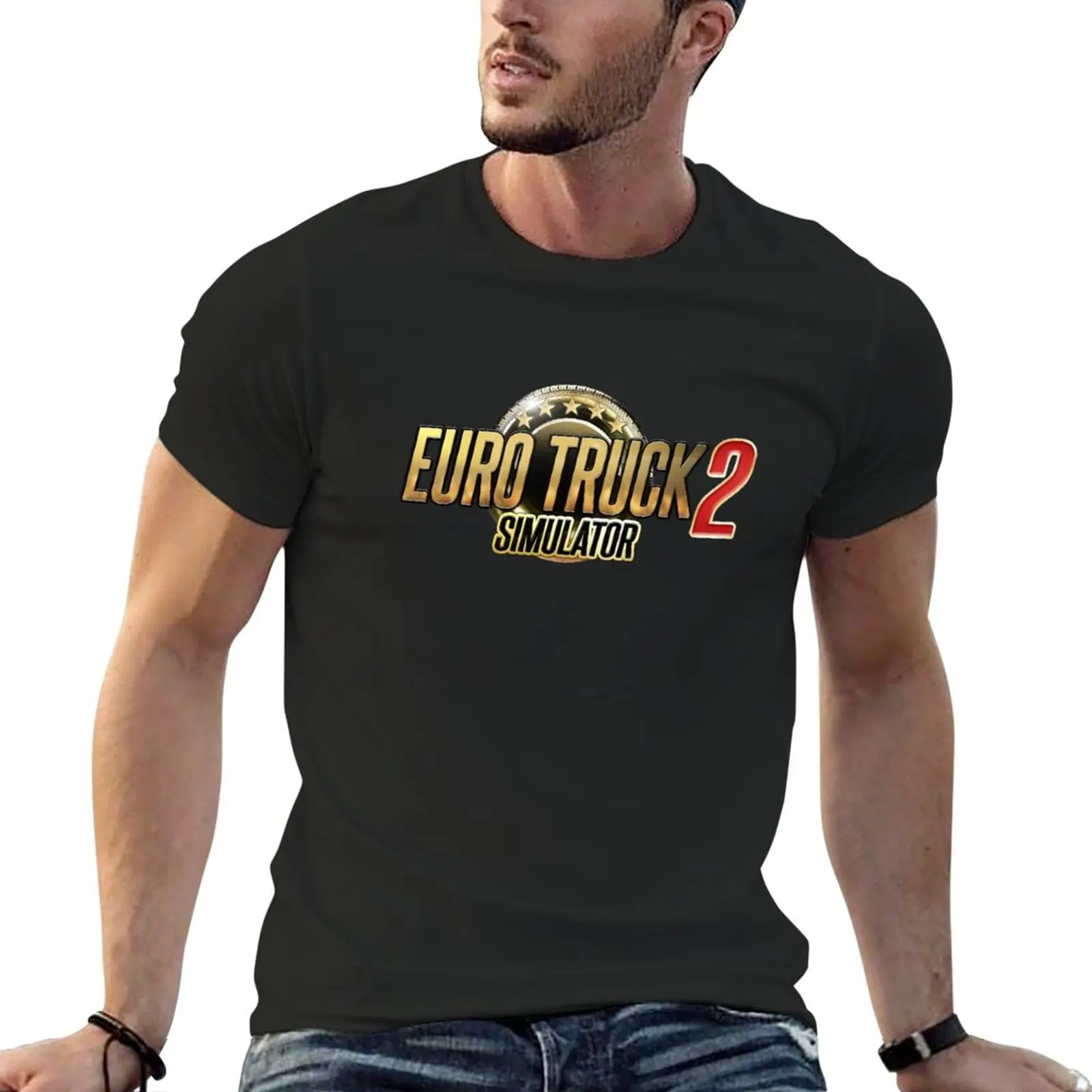 New Euro Truck Simulator 2 T-Shirt T-shirt short graphic t shirts Men's t-shirts
New Euro Truck Simulator 2 T-Shirt T-shirt short graphic t shirts Men's t-shirts