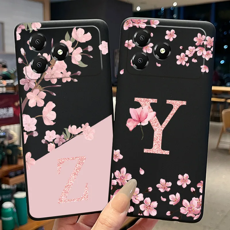 Black Case For ZTE Blade A36 Fundas Beautiful Flower Printing Initial Letters Phone Casing Soft Silicone Protective Back Cover
Black Case For ZTE Blade A36 Fundas Beautiful Flower Printing Initial Letters Phone Casing Soft Silicone Protective Back Cover