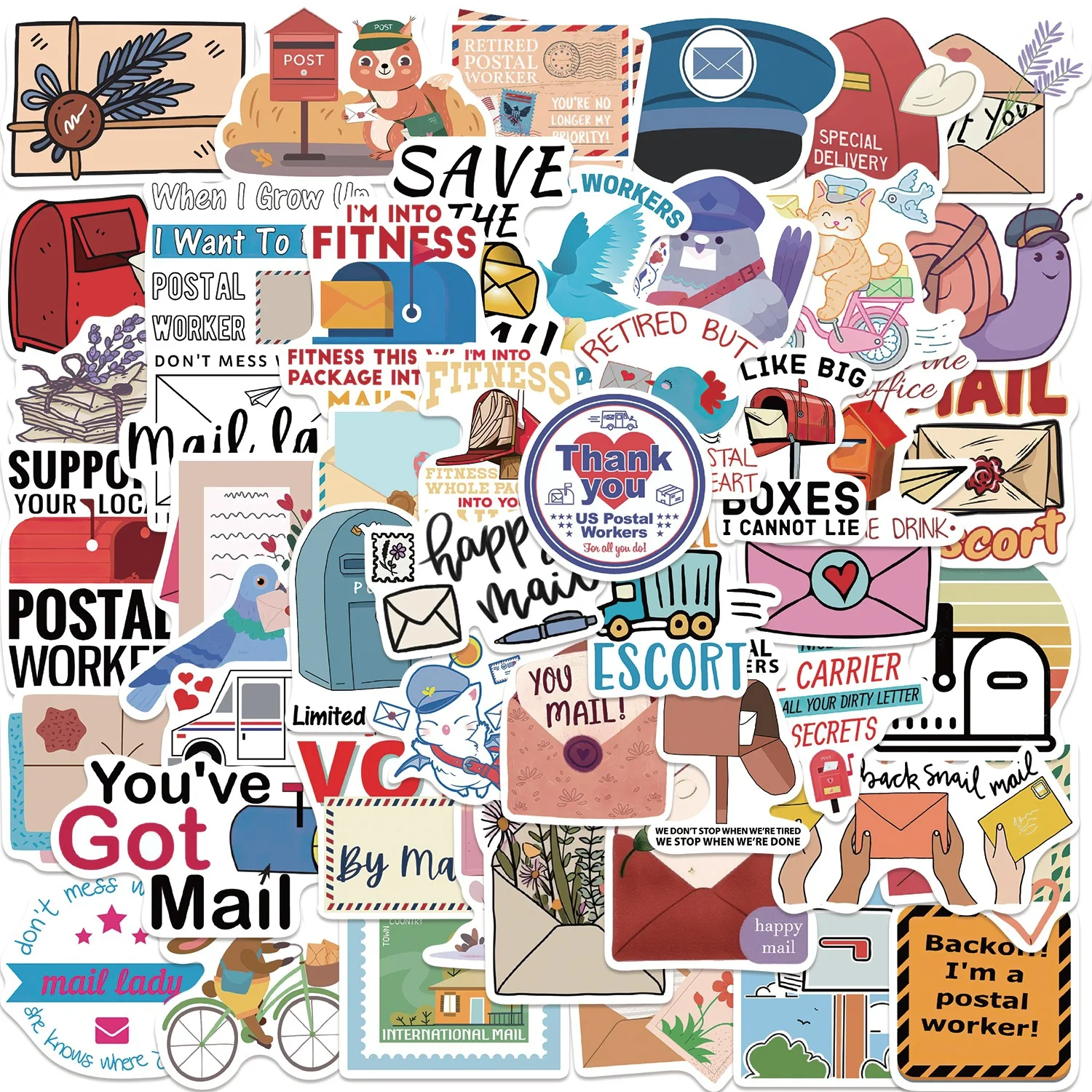 50PCS/Bag English Phrases For Postmen Cartoon Stickers DIY Travel Luggage Guitar Fridge Laptop Graffiti Sticker Kids Decals
50PCS/Bag English Phrases For Postmen Cartoon Stickers DIY Travel Luggage Guitar Fridge Laptop Graffiti Sticker Kids Decals